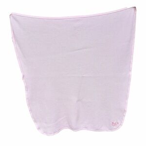 Y2K Gerber Thermal Waffle Weave Baby Lovey Security‎ Blanket Pink Bear 29x34 GUC